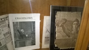 Exposition commémorative : un exemplaire du journal "l'Illustration" daté du 16 novembre 1918 